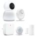 Veiligheidsset voor huisalarm met 360° draaibare camera (5 stuks)