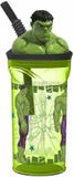 Stor Waterfles The Avengers Force Hulk Plastic 360 ml
