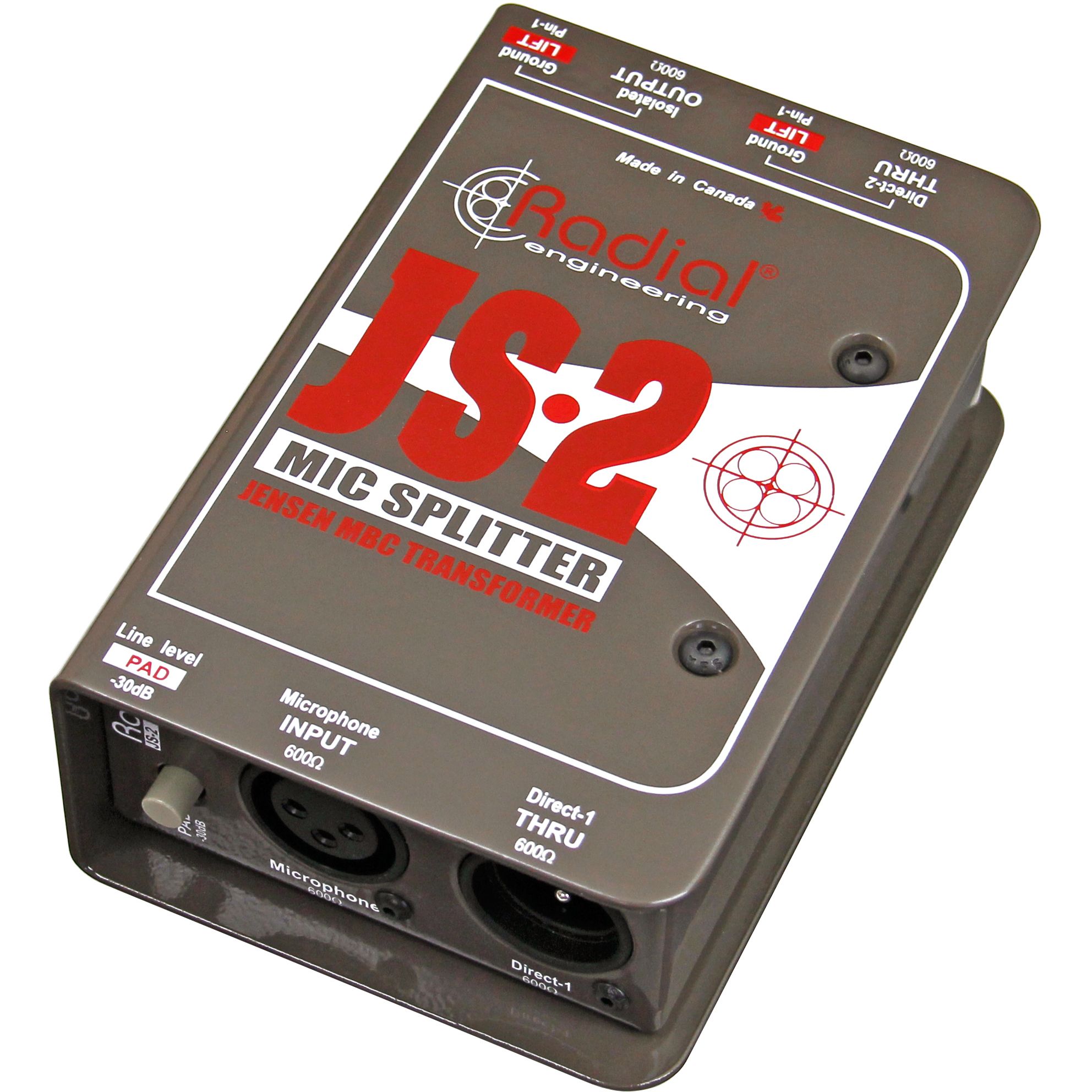 Radial Radial JS-2 microfoonsplitter