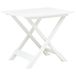 VidaXL Tuintafel inklapbaar 79x72x70 cm kunststof wit