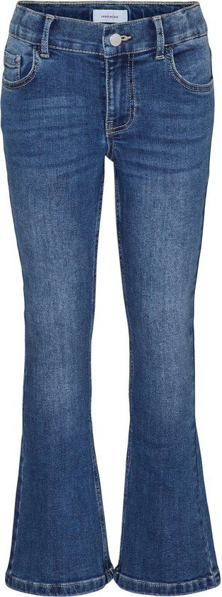 Vero Moda Girl VMRIVER Flared Jeans - Medium Blue Denim - Girls Size 140