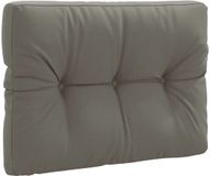 vidaXL Palletkussen VIANEN 100% Polyester Grijs 70 x 60 x 12 cm