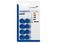 legamaster Magneet 20mm 250gr blauw 8stuks