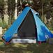 Merkloos Blauwe Koepel Campingtent voor 2 Personen met PolyurethanCoating