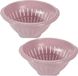 Hega hogar 2x stuks kunststof keuken vergieten/zeven 30 x 14 cm oud roze