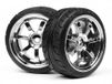 Hpi Racing Pneu monté t-grip 26mm jante rays 57s-pro chrome