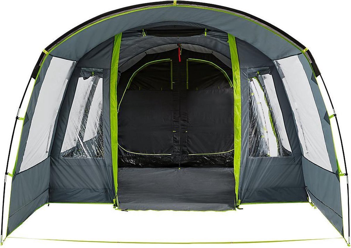 Coleman Vail 4L Tunneltent - Familie Tent - 4-Persoons - Grijs/Groen