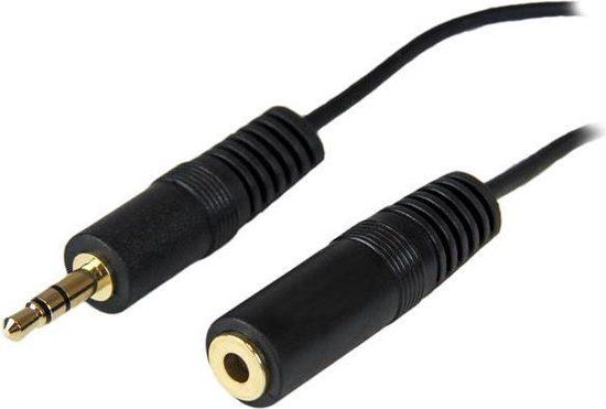 StarTech MU12MF 3.7m 3.5mm Jack Extension Cable - Black