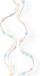 Lumineo Draadverlichting lichtsnoer - zilver - 40 led lampjes - gekleurd - 195 cm - zilverdraad - timer - micro kerstverlichting