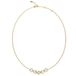 Guess MAMOUNIA Dameshalsketting roestvrij staal goudkleurig met steen 40 cm