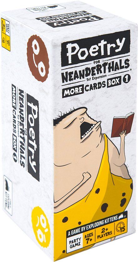 Poetry for Neanderthals 1st Expansion - Uitbreiding - Engelstalig Kaartspel