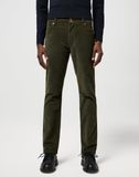 Wrangler Greensboro Heren Regular-fit Corduroy Forest Night