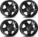Borbet 4 velgen, model CWB, 8.0x18 inch, ET35, 6x139.7, lichtmetalen velgen