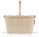 Reisenthel Carrybag Boodschappenmand Maat XS - 5L - Frame Cord Sand Beige