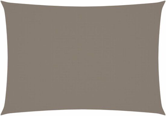 vidaXL Zonnescherm rechthoekig 2x4,5 m oxford stof taupe