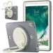 YEQIU Case voor iPad 10.2 9e/8e/7e generatie 2021/2020/2019 met 360 graden draaibare kickstand, modieuze schokbestendige hoes met potloodhouder en handriem