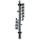TFA Dostmann muurthermometer kunststof zwart 41,5cm