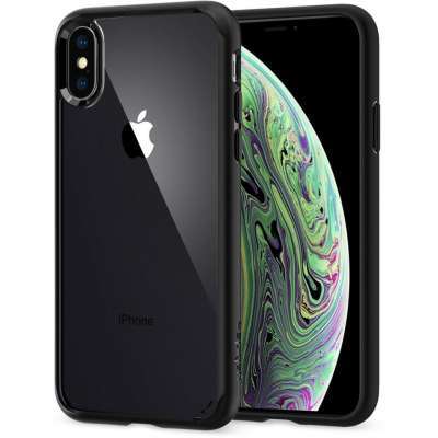 Spigen Apple iPhone XS Hoesje Ultra Hybrid Zwart voor iPhone Xs zwart