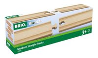 BRIO Middellange rechte rails - 33335