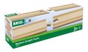 BRIO Middellange rechte rails - 33335