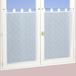 HomeMaison vitrage van etamin, polyester, wit, 120 x 45 cm