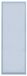 Gefom 411032 LED-nachtlampje, 46 x 10 cm, 8 W, 4000 K, detector, aluminium, wit