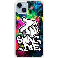 Apple iPhone 14 Swag or die Verstevigd hoesje met sublimatie bedrukking
