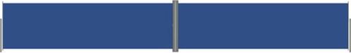 vidaXL Windscherm uittrekbaar 180x1200 cm blauw