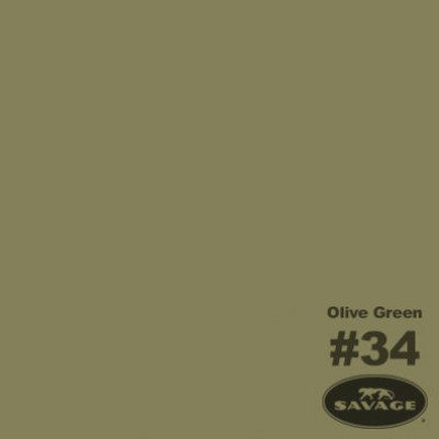 Savage Achtergrondrol Olive Green nr 34 2.75m x 11m