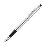 Cross Century II vulpen (gepolijst chroom, M-veer, schrijfkleur zwart, nkl. premium geschenkverpakking) glanzend chroom