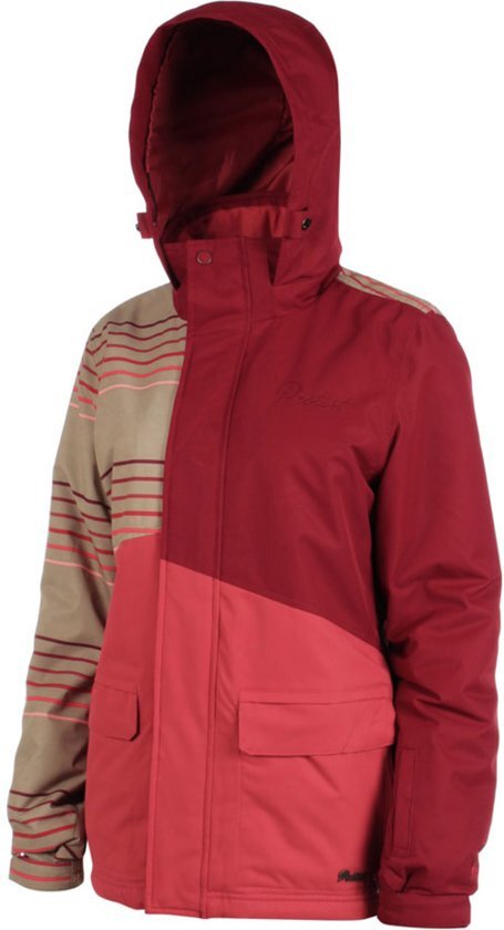 Protest Dames Dangerous Ski Jas Sangria Rood Maat XS / 34