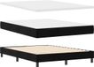 vidaXL Boxspringbed met hoofdeinde, Zwart, 200 x 140 cm, Fluweel