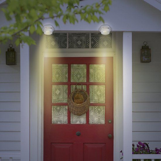 EasyMaxx LED-lamp dakgoten met zonnepaneel - Set van 3 - Wit