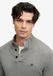 Superdry Coton Henley Pull Coupe Ajustée Hommes Grey Marl L