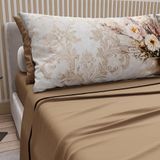 PETTI Artigiani Italiani Katoenen beddengoedset met kussenslopen, digitale print, eenpersoonsbed, Fantasia 341 modder, 100% Made in Italy