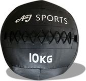 AJ-Sports Wall Ball 10kg - Medicijnbal - Medicine ball - Gewichtsbal - Krachtbal - Trainingsbal - Krachttraining - Zwart