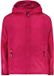 CMP Waterdichte meisjesjas met capuchon, maat 8 jaar, polyester, winddicht, waterafstotend, lange mouw, magenta