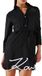 Karl Lagerfeld Jurk zwart / wit