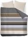 Beddinghouse Hylke dekbedovertrek - Lits-Jumeaux XL - 260x200/220 - Gris