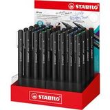 STABILO fineliner - présentoir de 32 pièces
