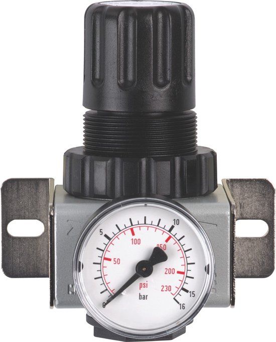 Metabo accessoires Metabo Regelaar R-200 1/2" met manometer 0-14 Bar