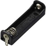 TRU COMPONENTS TC-13220556 Support de pile Nombre de cellules : 1 AAA (crayon) Connexion à souder (L x l x H) 50 x 13 x 12 mm