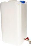 KOTARBAU® Watercontainer met Kraan, Kunststof, 30 L, Wit