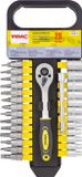 WMC Gereedschapsset - 28-delige - Torx/Hex/PH/SL - Chroom Vanadium