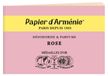 Papier Armeens, rose, 10 pièces