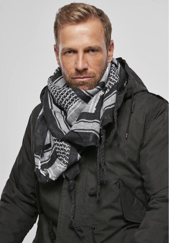 Brandit Shemag Unisex Sjaal - zwart/wit - Standard