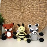 Hoooked Haakpakket - FOREST FRIENDS - Eco Barbante - Amigurumi (set van 3 verschillende)