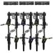 Porte-vélo fixation murale - Acier - 6 vélos et 5 casques - 227 kg