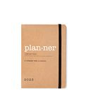 Letts Eco Writers Words A6 week om 2023 dagboek te bekijken - kraft