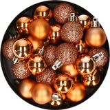 OEM Cosy&Trendy Kersballen - 20 stuks - 3cm - Kunststof - Koper